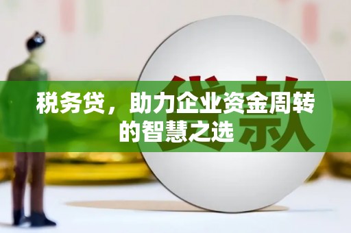 福安税务贷，助力企业资金周转的智慧之选