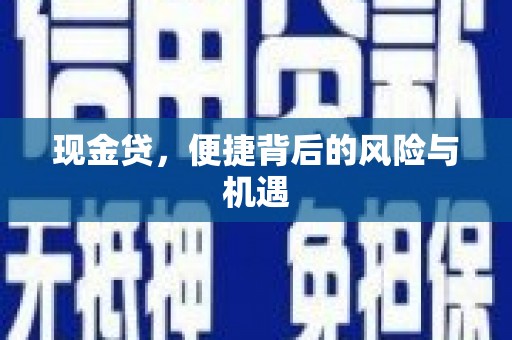 福安现金贷，便捷背后的风险与机遇