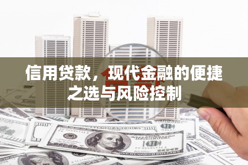 福安信用贷款，现代金融的便捷之选与风险控制