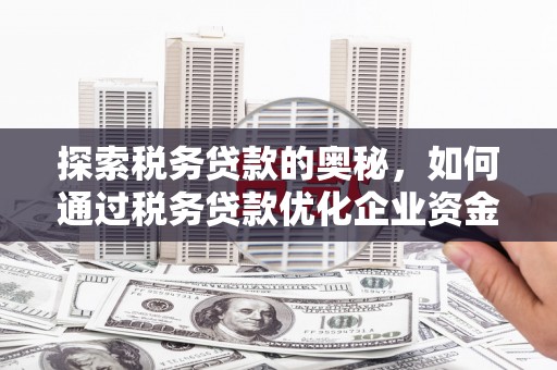 福安探索税务贷款的奥秘，如何通过税务贷款优化企业资金流