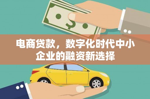 福安电商贷款，数字化时代中小企业的融资新选择