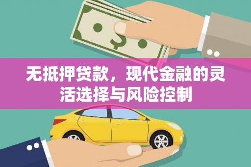 福安无抵押贷款，现代金融的灵活选择与风险控制
