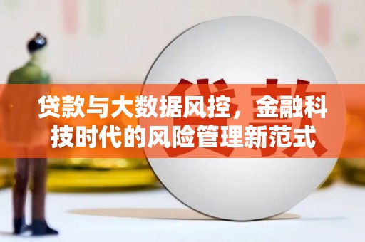 福安贷款与大数据风控，金融科技时代的风险管理新范式