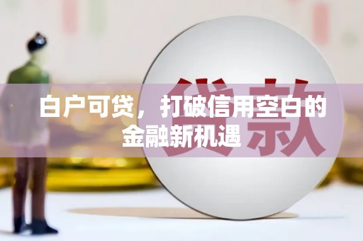 福安白户可贷，打破信用空白的金融新机遇