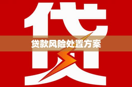福安贷款风险处置方案