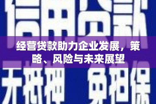 福安经营贷款助力企业发展，策略、风险与未来展望