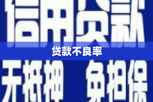 福安贷款不良率