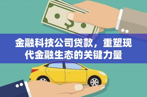 福安金融科技公司贷款，重塑现代金融生态的关键力量