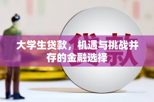 福安大学生贷款，机遇与挑战并存的金融选择