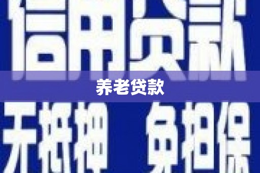 福安养老贷款