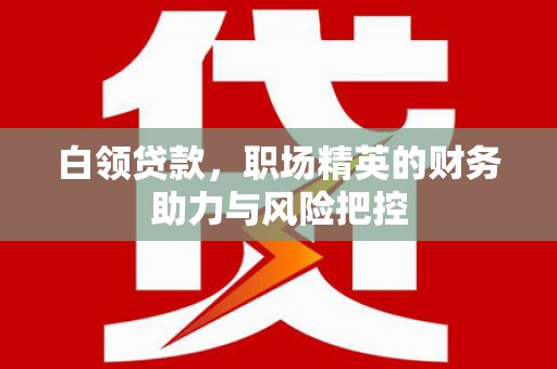 福安白领贷款，职场精英的财务助力与风险把控